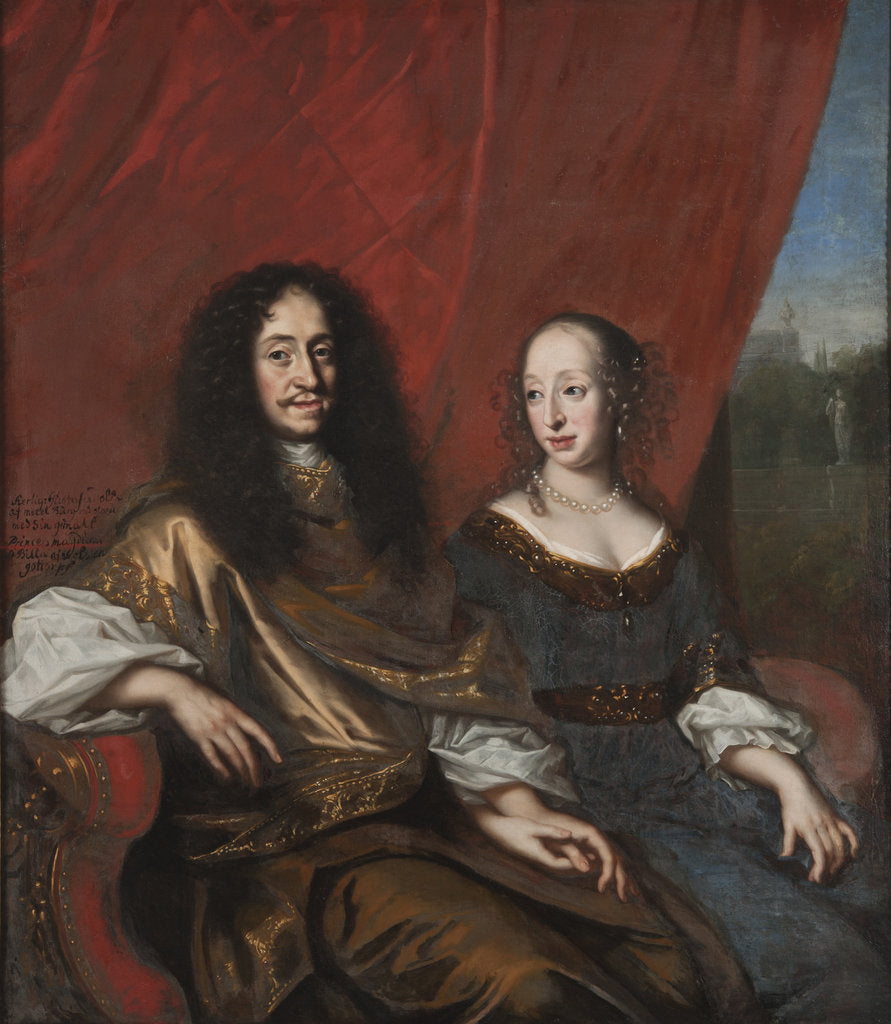 Detail of Gustav Adolph, Duke of Mecklenburg-Güstrow and Magdalene Sibylle of Holstein-Gottorp (16 by Anonymous