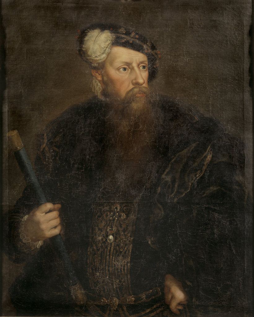 Detail of Portrait of the King Gustav I of Sweden, c.1768 by Anonymous