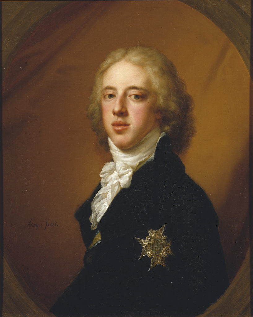 Detail of Portrait of Gustav IV Adolf of Sweden by Anonymous