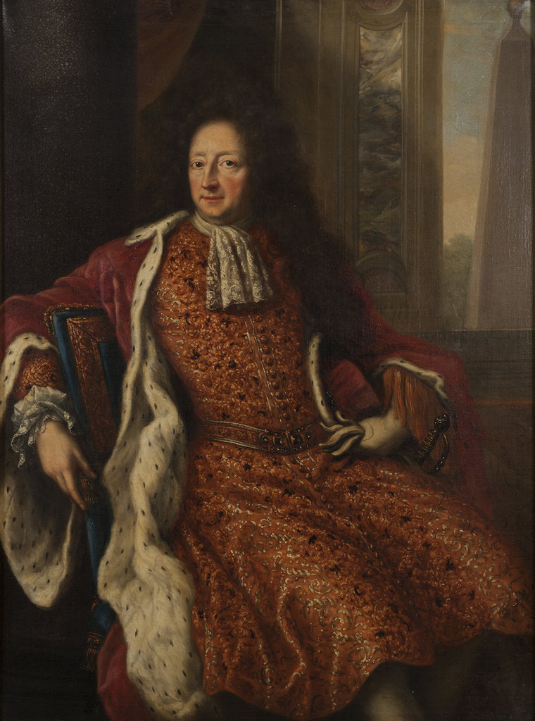 Detail of Portrait of Hans Wachtmeister, Count of Johannishus, 1690 by Anonymous