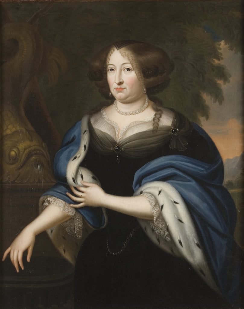Detail of Portrait of Margravine Hedwig Sophie of Brandenburg by Anonymous