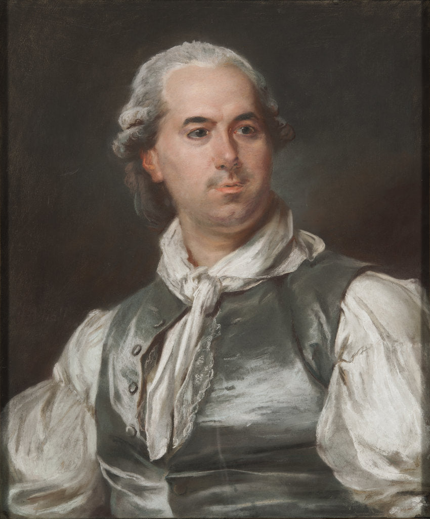 Detail of Portrait of Hubert Robert by Anonymous