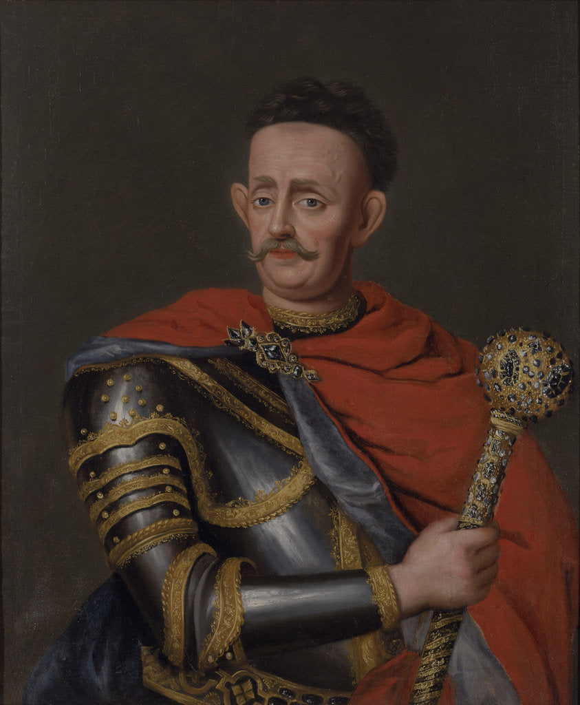Detail of Jan Kazimierz Sapieha the Younger, Grand Hetman of Lithuania by Anonymous
