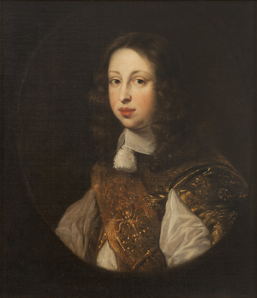Detail of Portrait of Johann Georg, the heir to the throne of Holstein-Gottorp by Anonymous