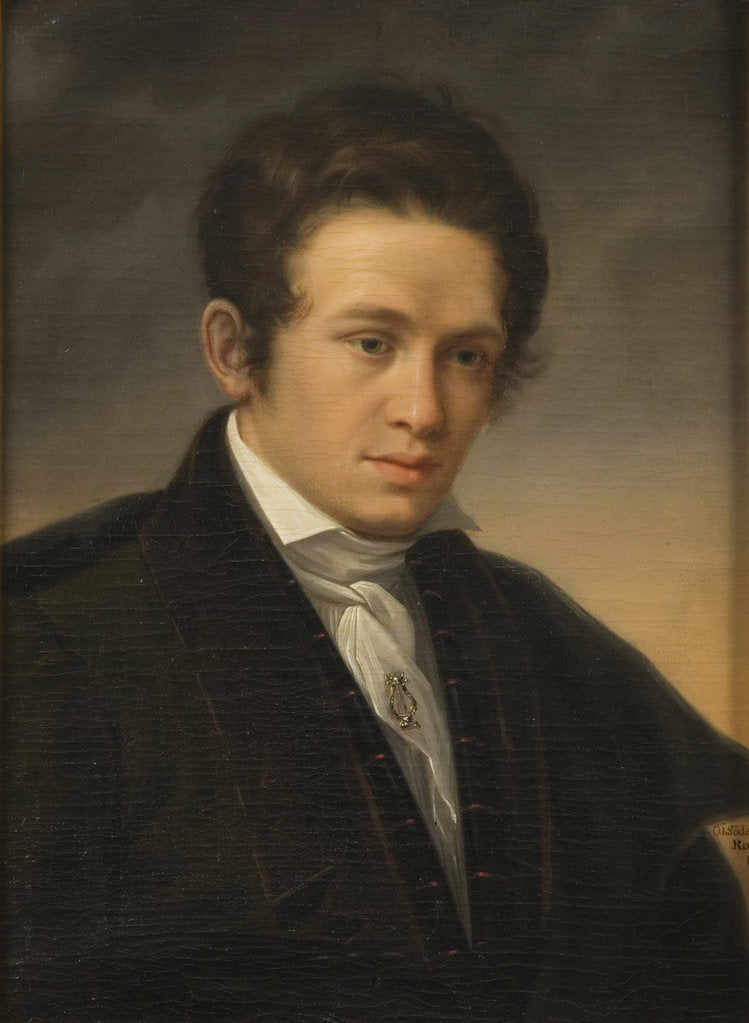 Detail of Portrait of the poet Karl August Nicander, 1827 by Anonymous