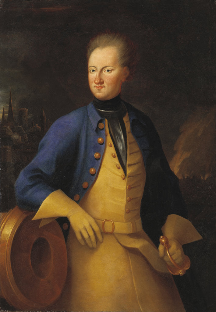 Detail of Portrait of the King Charles XII of Sweden, 1715 by Anonymous