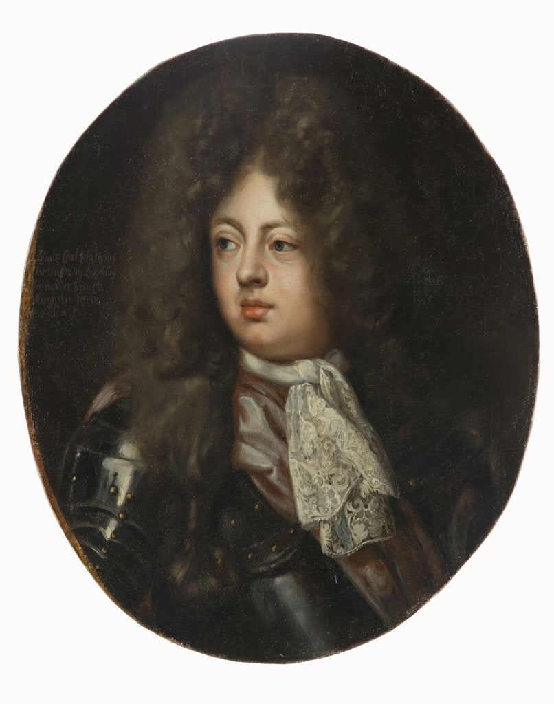 Detail of Portrait of Charles Philipp, Prince of Brunswick-Lüneburg by Anonymous
