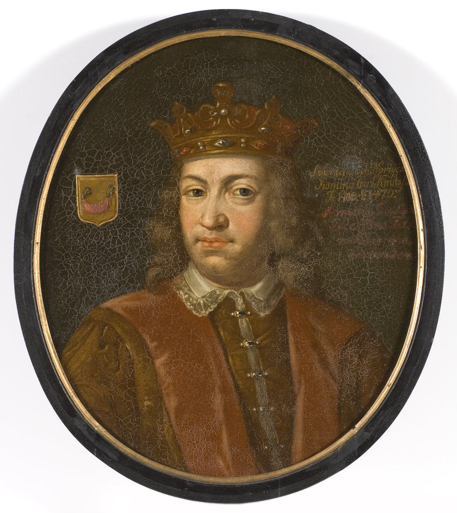 Detail of Portrait of King Charles VIII of Sweden by Anonymous