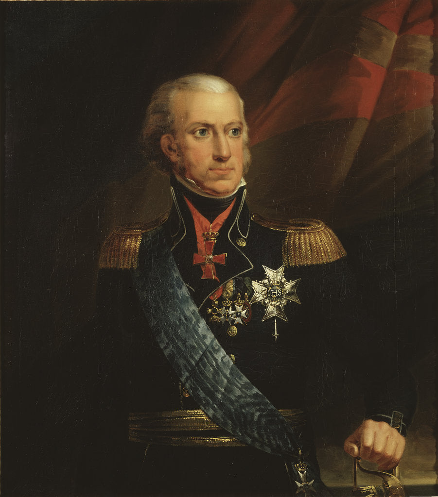 Detail of Portrait of King Charles XIII of Sweden by Anonymous