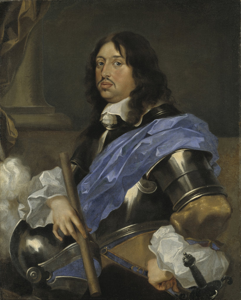 Detail of Portrait of the King Charles X Gustav of Sweden by Anonymous