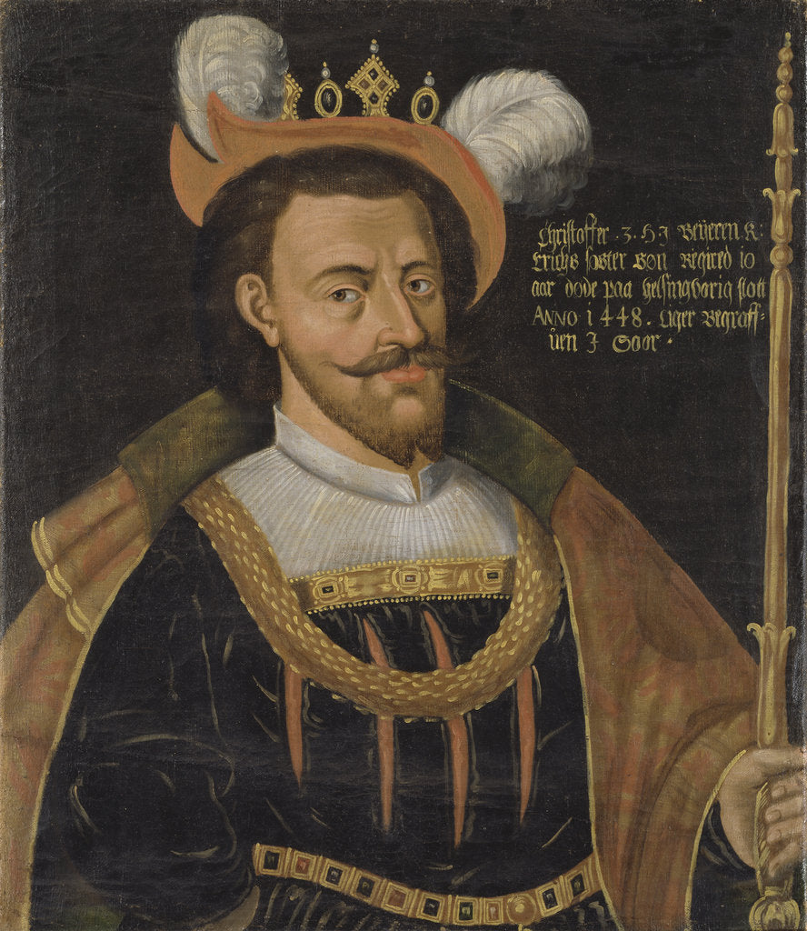 Detail of Christopher of Bavaria, King of Denmark, Sweden and Norway by Anonymous