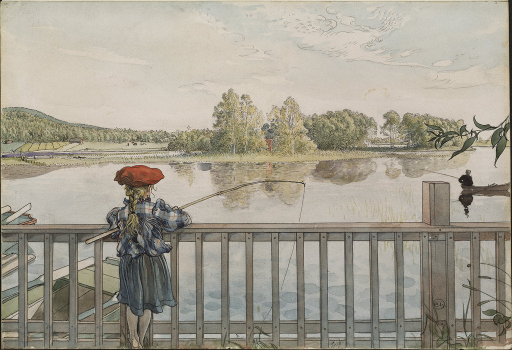 Detail of Lisbeth Angling by Anonymous
