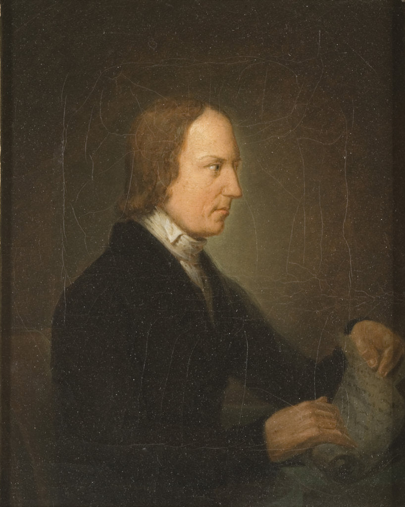 Detail of Portrait of Lorenzo Hammarsköld by Anonymous