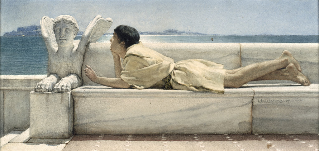 Detail of A silent counselor, 1878 by Anonymous