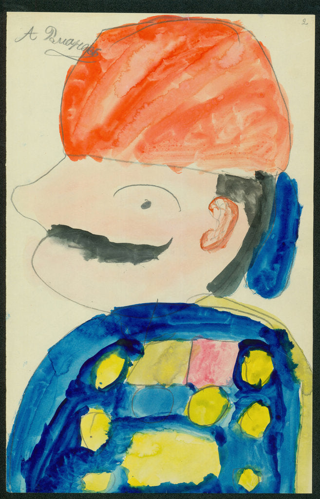 Detail of Portrait of a military, c. 1910 by Anonymous