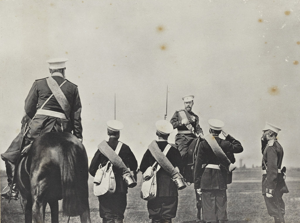 Detail of Emperor Nicholas II of Russia, c. 1898 by Anonymous