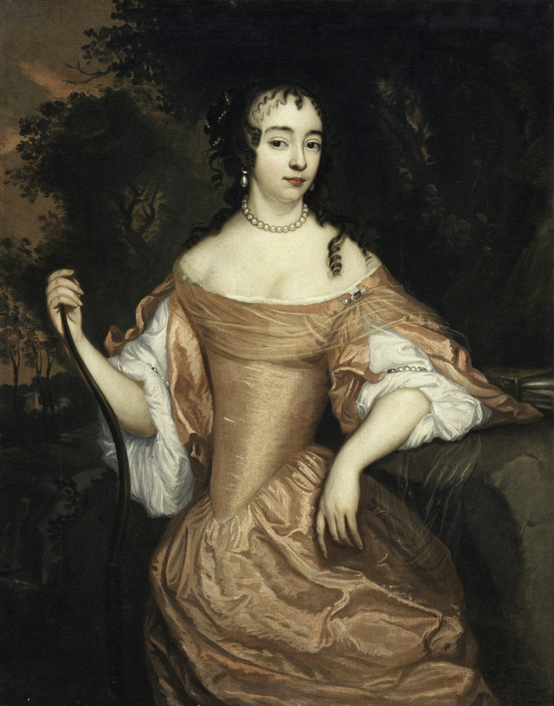 Detail of Portrait of Maria of Orange-Nassau, Countess of Simmern-Kaiserslautern, c. 1645 by Anonymous
