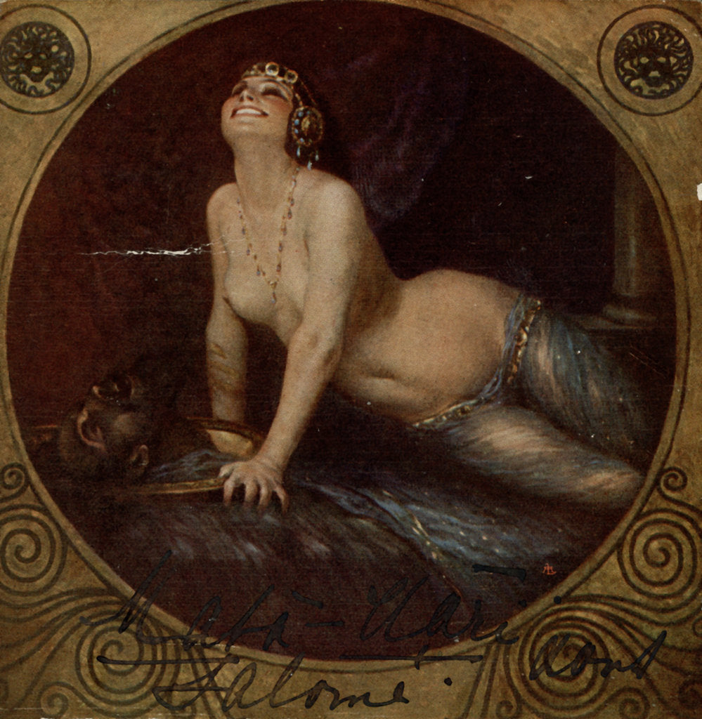 Detail of Mata Hari as Salome by Anonymous