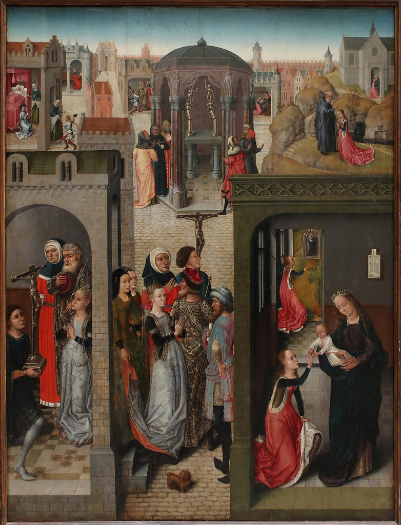 Detail of Scenes from the Life of Saint Catherine, Between 1475 and 1500 by Anonymous