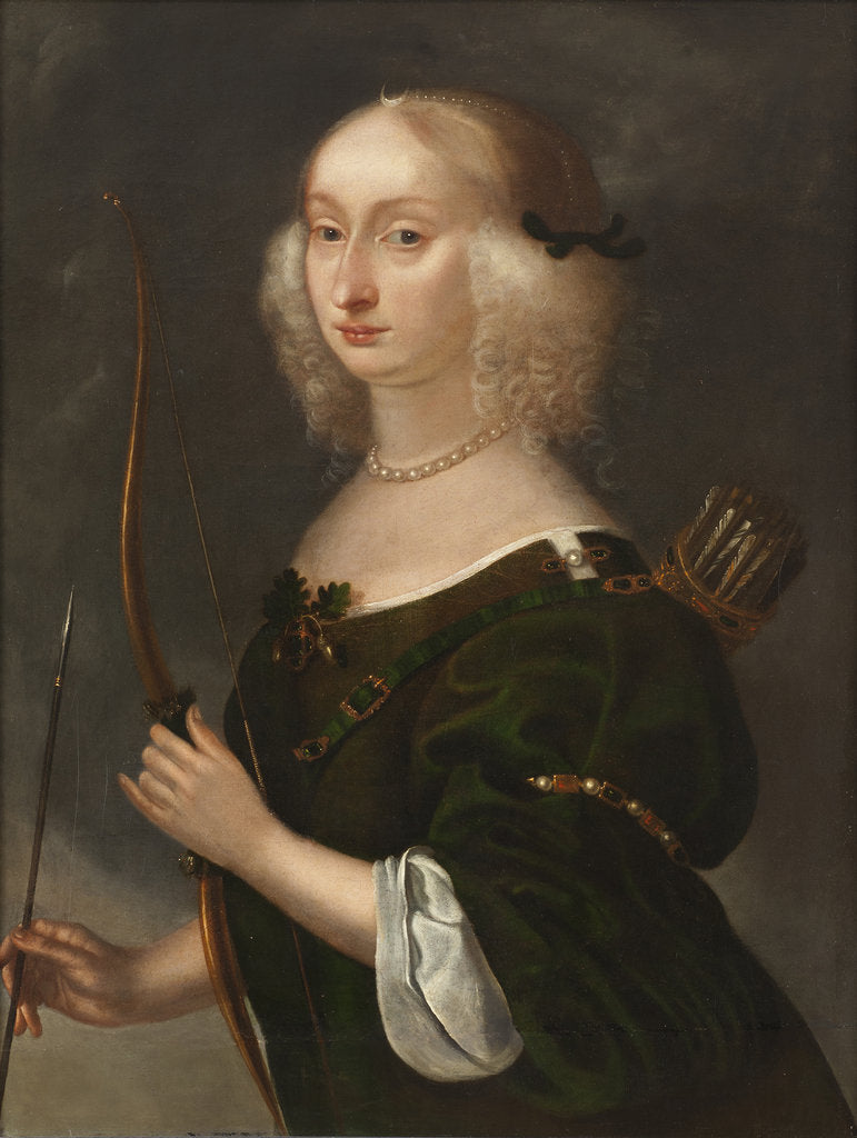 Detail of Portrait of Princess Maria Eleonora of Brandenburg, Queen of Sweden by Anonymous