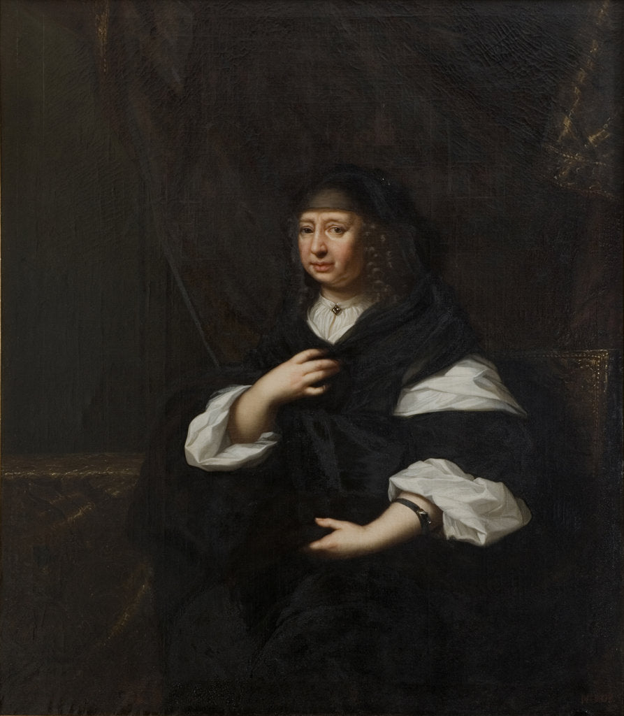 Detail of Portrait of Princess Marie Elisabeth of Saxony, Duchess of Holstein-Gottorp by Anonymous