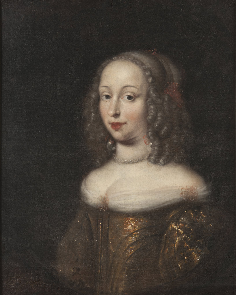 Detail of Maria Elisabeth of Schleswig-Holstein-Gottorp, Landgravine of Hesse-Darmstadt by Anonymous