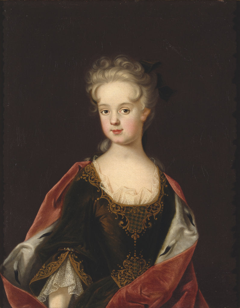 Detail of Portrait of Marie Leszczynska, Queen of France, 1712 by Anonymous