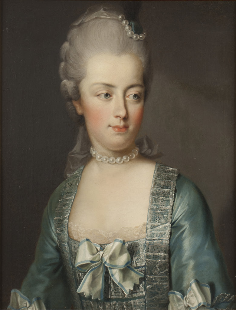 Detail of Portrait of Archduchess Marie Antoinette of Austria, Queen of the French by Anonymous