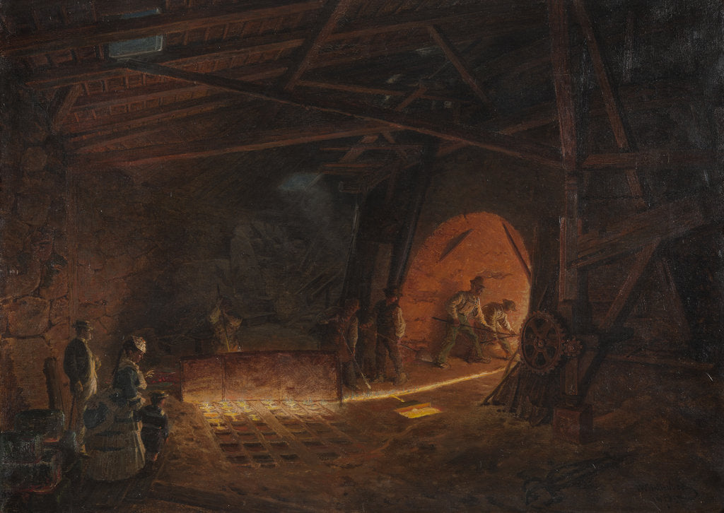 Detail of Ironworks, 1873 by Anonymous