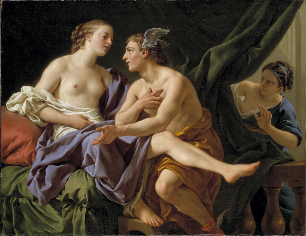 Detail of Mercury, Herse and Aglaurus, 1767 by Anonymous