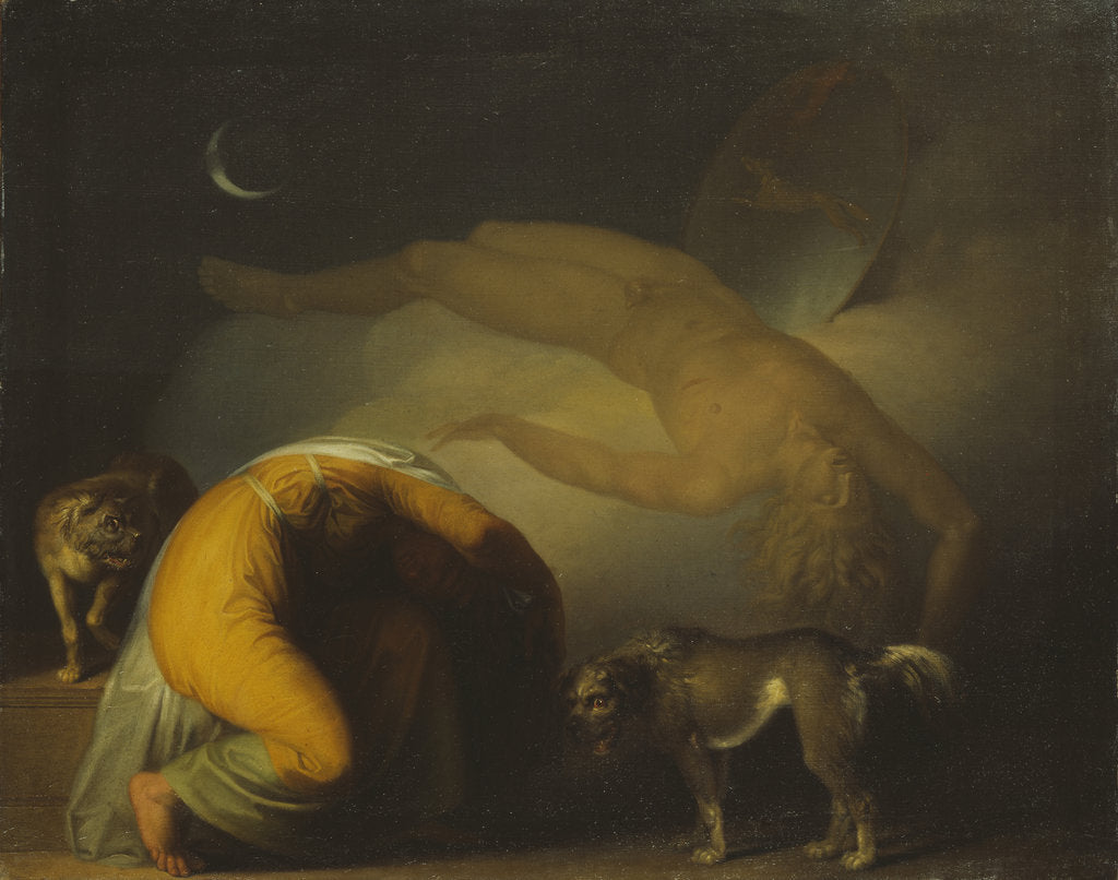 Detail of The Spirit of Culmin Appears to his Mother by Anonymous