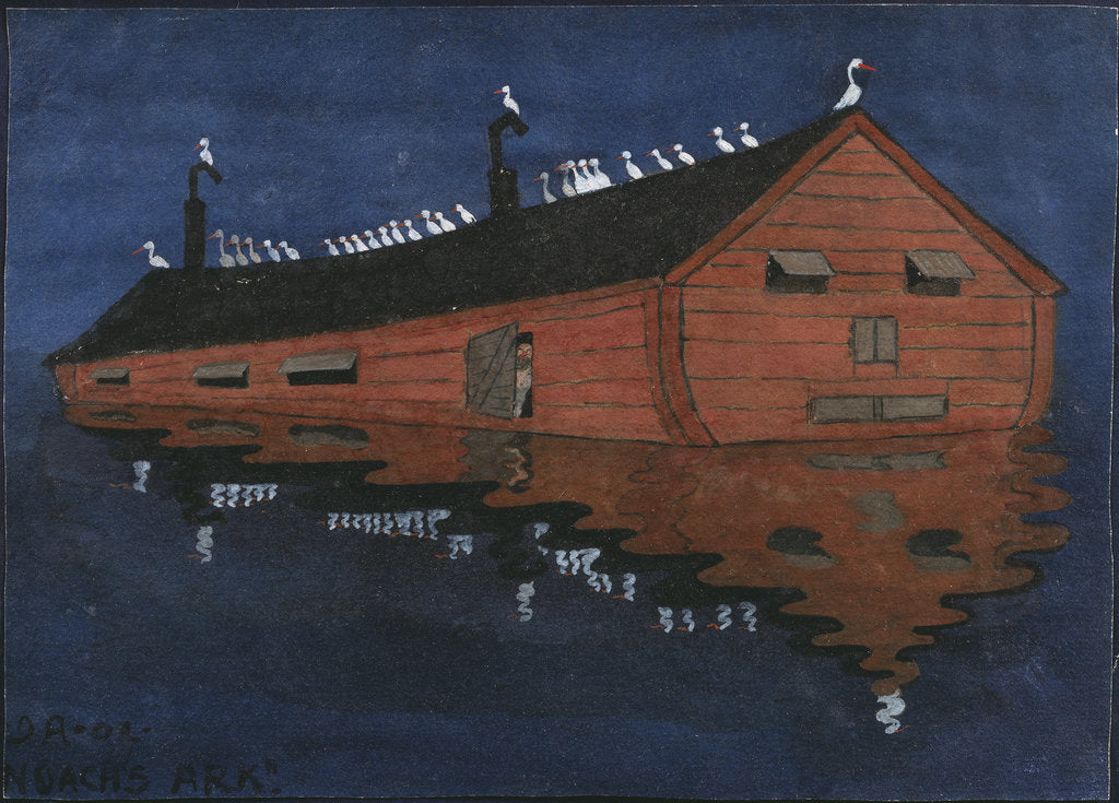 Detail of Noahs Ark by Anonymous