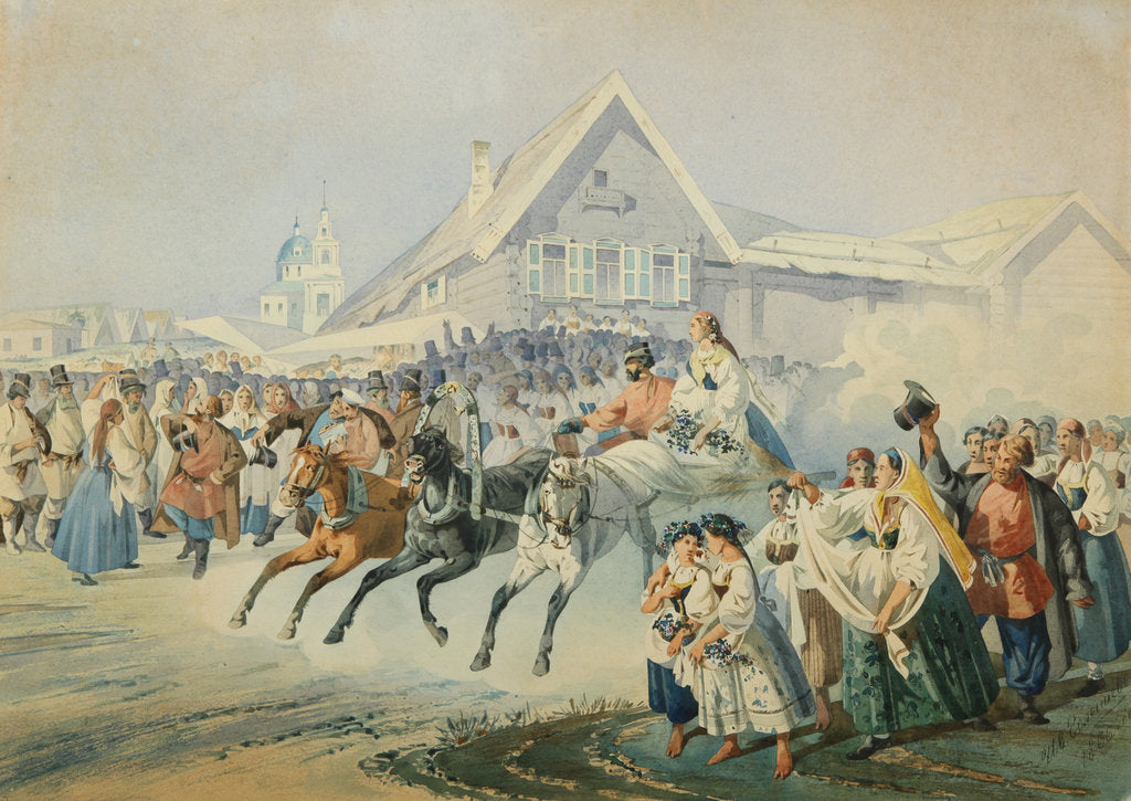 Detail of Wedding Scene by Anonymous
