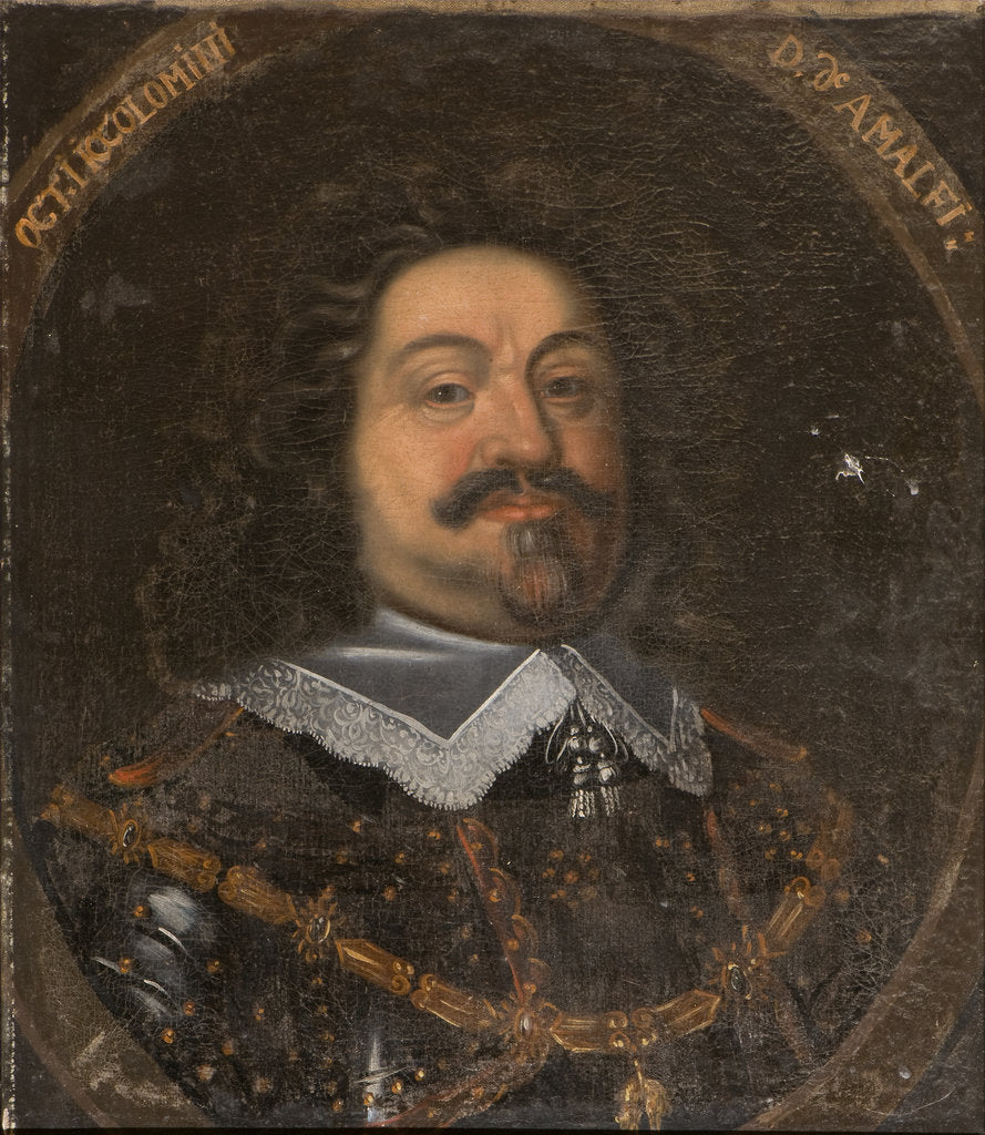 Detail of Portrait of Prince Octavio Piccolomini, Duke of Amalfi by Anonymous