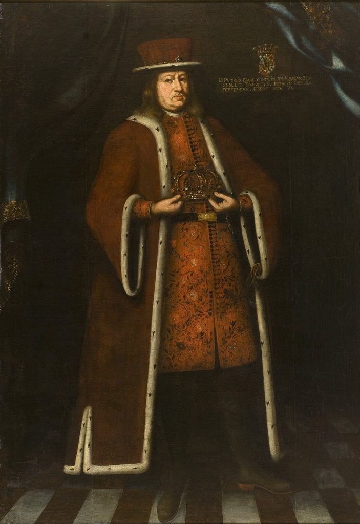 Detail of Portrait of Count Per Brahe the Younger, 1675 by Anonymous