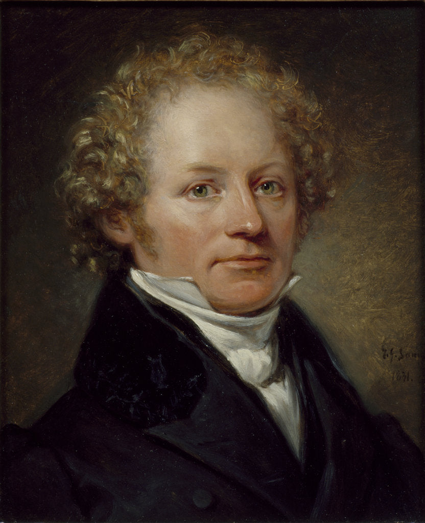 Detail of Portrait of Per Daniel Amadeus Atterbom, 1831 by Anonymous