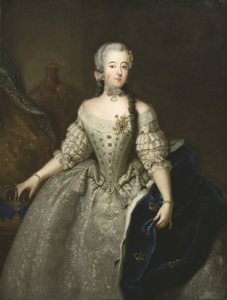 Detail of Portrait of Louisa Ulrika of Prussia, Queen of Sweden by Anonymous