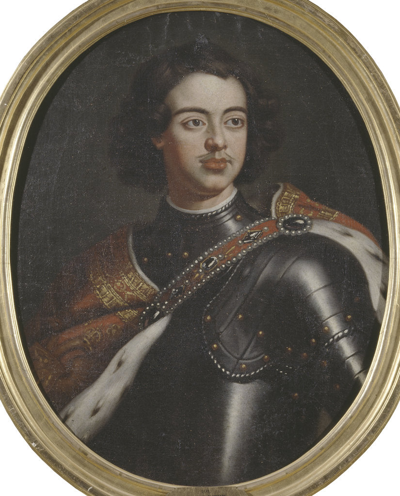 Detail of Portrait of Emperor Peter I the Great by Anonymous