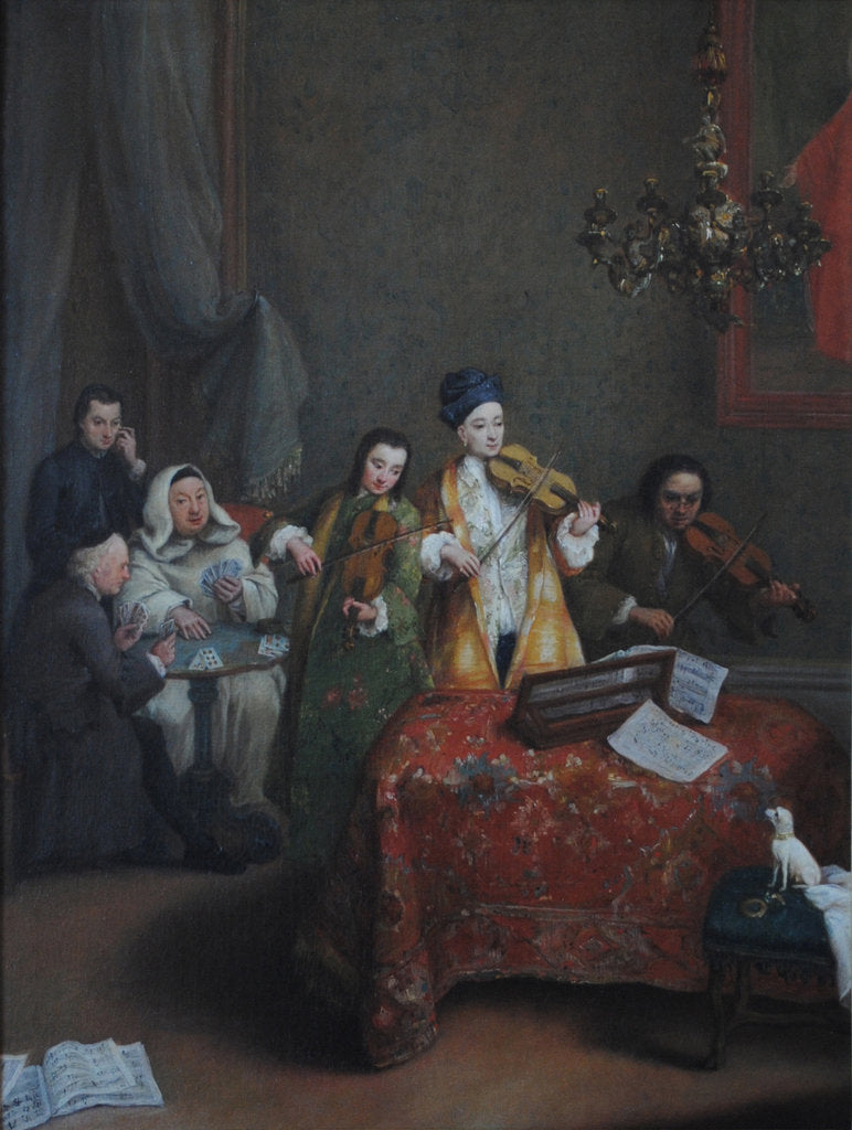 Detail of Concert, 1741 by Anonymous