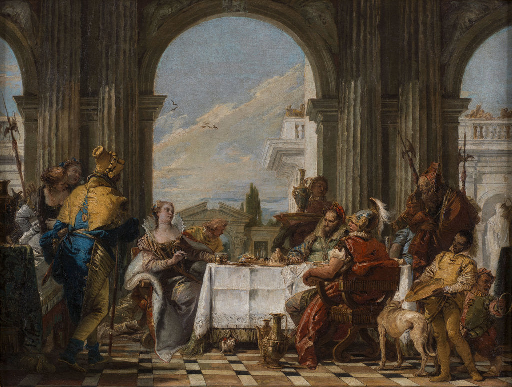 Detail of Cleopatras feast, ca 1742 by Anonymous