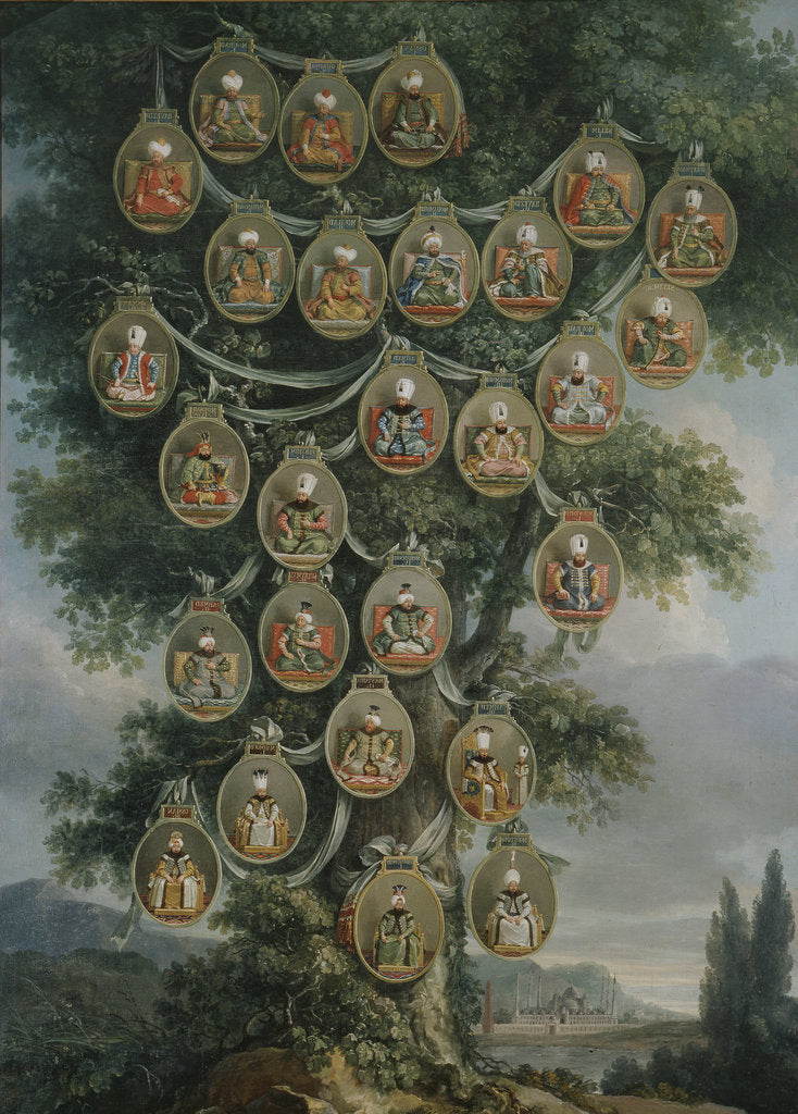 Detail of The Sultans of the Ottoman Empire by Anonymous