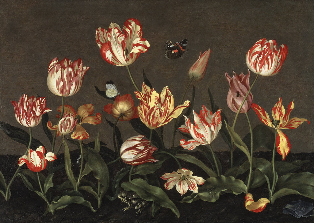 Detail of Still Life with Tulips by Anonymous