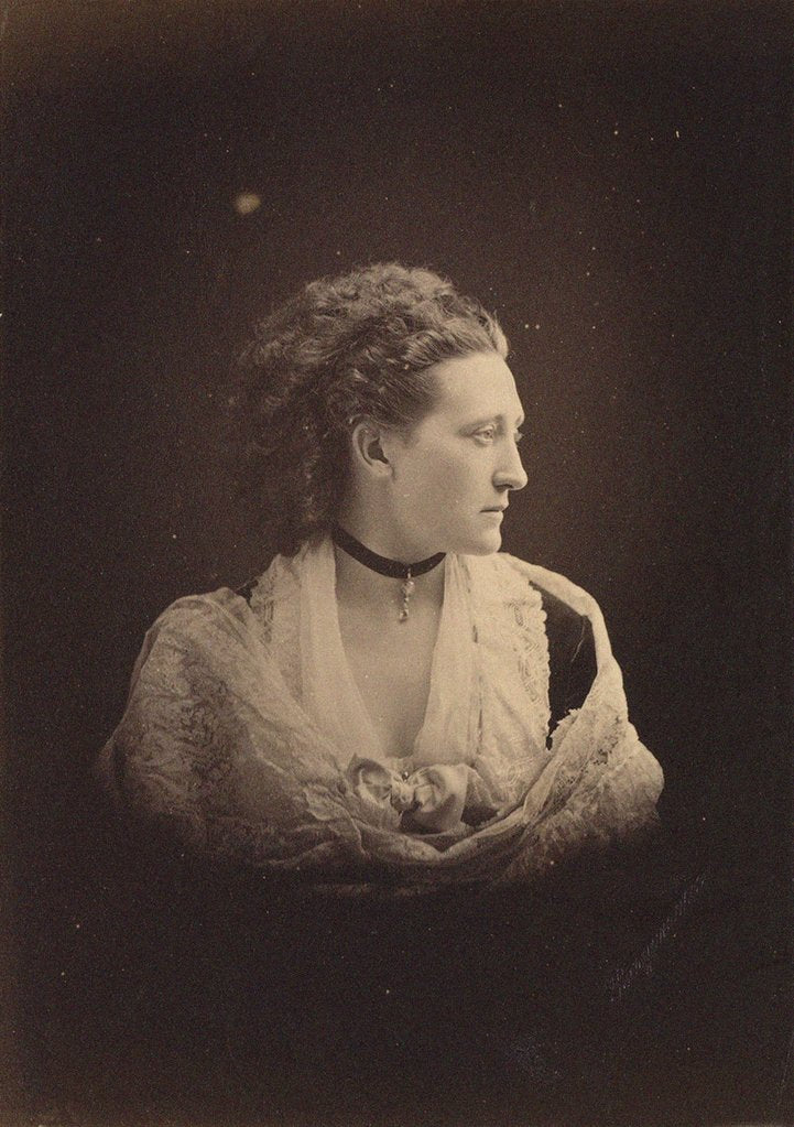 Detail of Princess Maria Maximilianovna of Leuchtenberg, 1873 by Anonymous