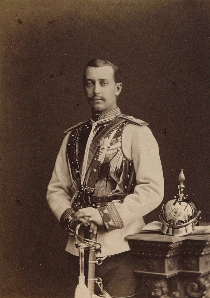 Detail of Portrait of Grand Duke Sergei Maximilianovich of Leuchtenberg, 1873 by Anonymous