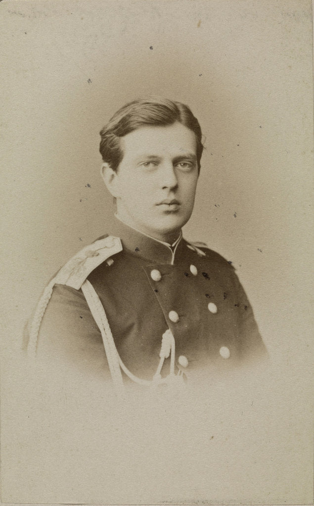 Detail of Portrait of Grand Duke Vladimir Alexandrovich of Russia, 1871 by Anonymous
