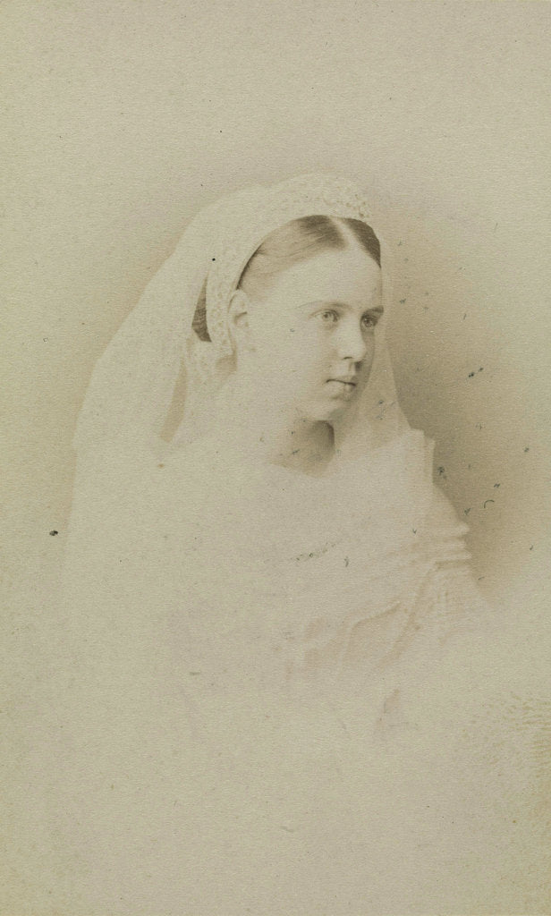 Detail of Portrait of Grand Duchess Maria Alexandrovna of Russia, Duchess of Saxe-Coburg and Gotha by Anonymous