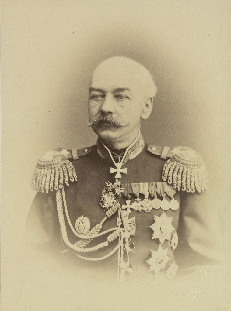 Detail of Portrait of General Konstantin Petrovich von Kaufman, c. 1874 by Anonymous
