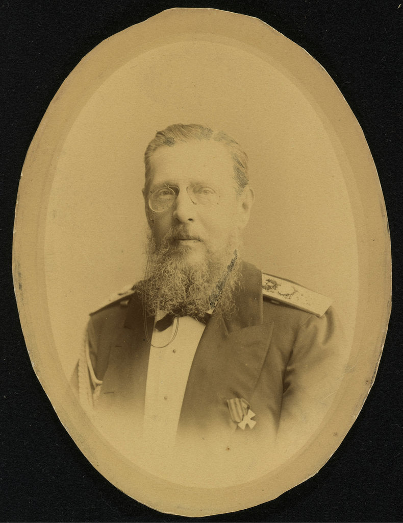 Detail of Portrait of Grand Duke Konstantin Nikolayevich of Russia, ca 1885 by Anonymous