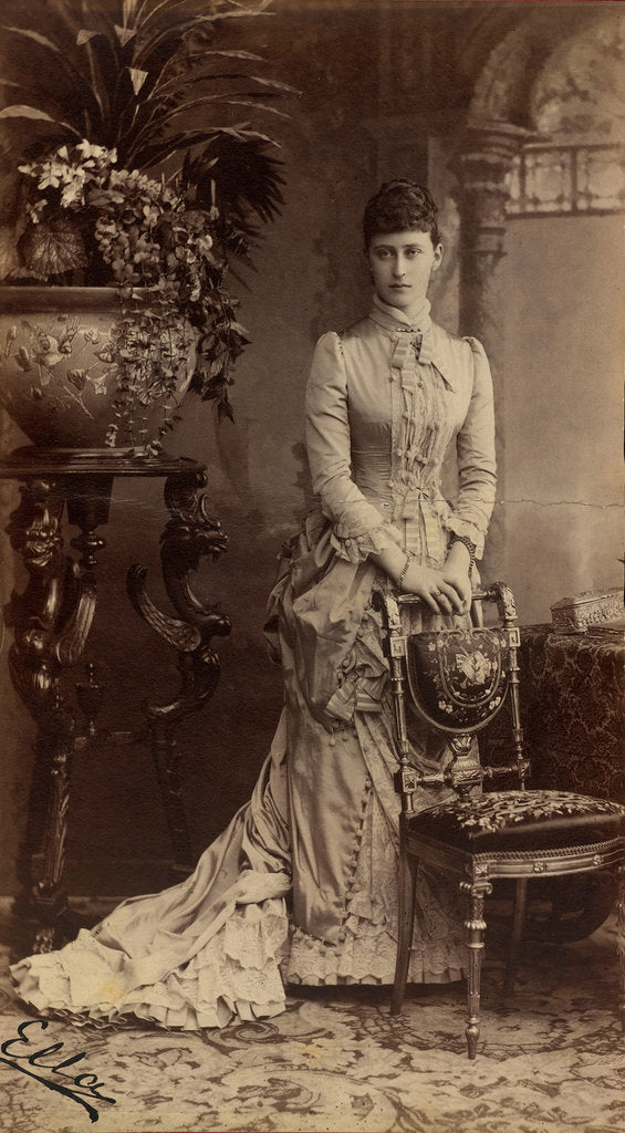 Detail of Portrait of Grand Duchess Elizaveta Fyodorovna, Princess Elizabeth of Hesse and by Rhine by Anonymous