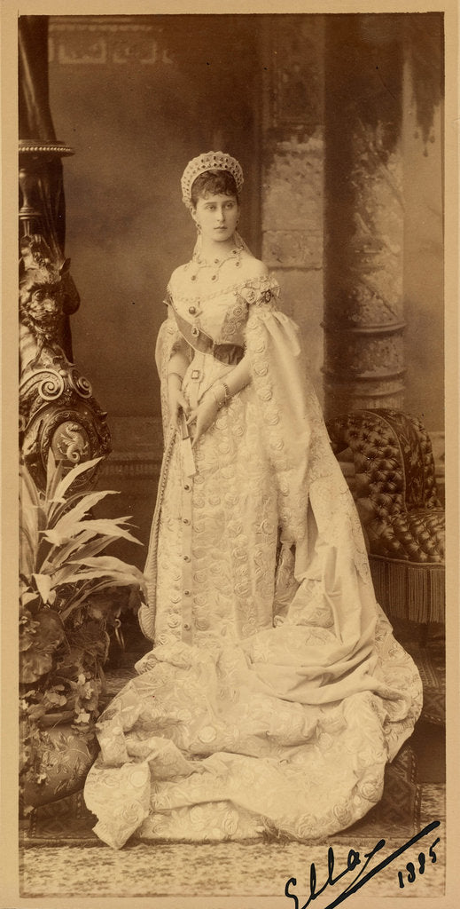 Detail of Portrait of Grand Duchess Elizaveta Fyodorovna, Princess Elizabeth of Hesse and by Rhine by Anonymous